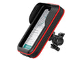 Techancy Suporte Para Telemóvel De Bicicleta Com Função Impermeável Preto+Vermelho Ti2260, Montagem Universal Multi Guiador,-0