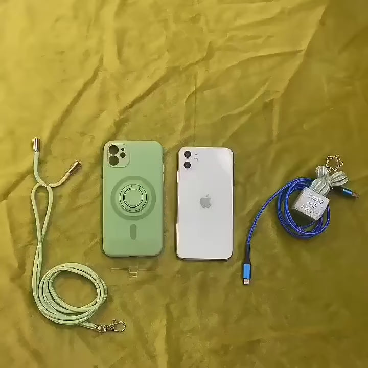 Techancy Cordão Universal Para Telemóvel Cinzento KC2107, Comprimento Ajustável De 0-80 Cm, Utilizado Com A Capa Do Telemóvel