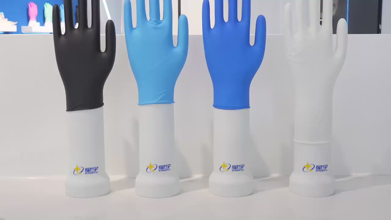 Disposable Nitrile Gloves Thickened Food Grade Waterproof, Small to large, Multiple colors
