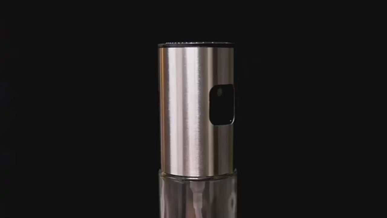 Stainless Steel Grill Kitchen Cooking Oil Spray Bottle With Scale, Oil sprayer
