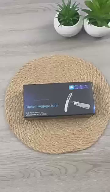 Stainless Steel Brushed Electronic Portable Scale, Luggage weight scale, Handheld Scale, Digital Display